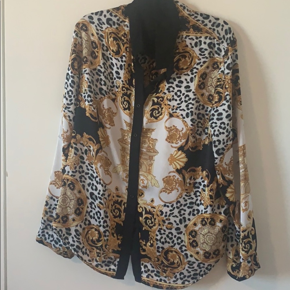 Baroque style blouse